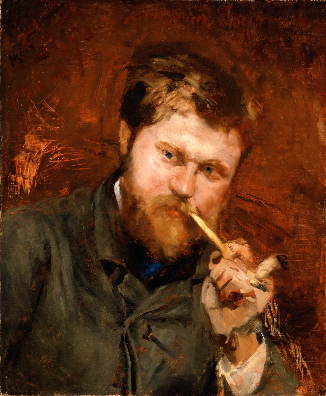 Man Smoking a Pipe by Jean Alexandre Joseph Falguiere