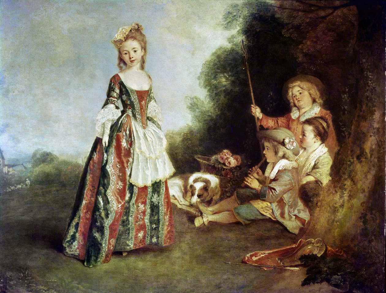 The Dance, or Iris by Jean Antoine Watteau