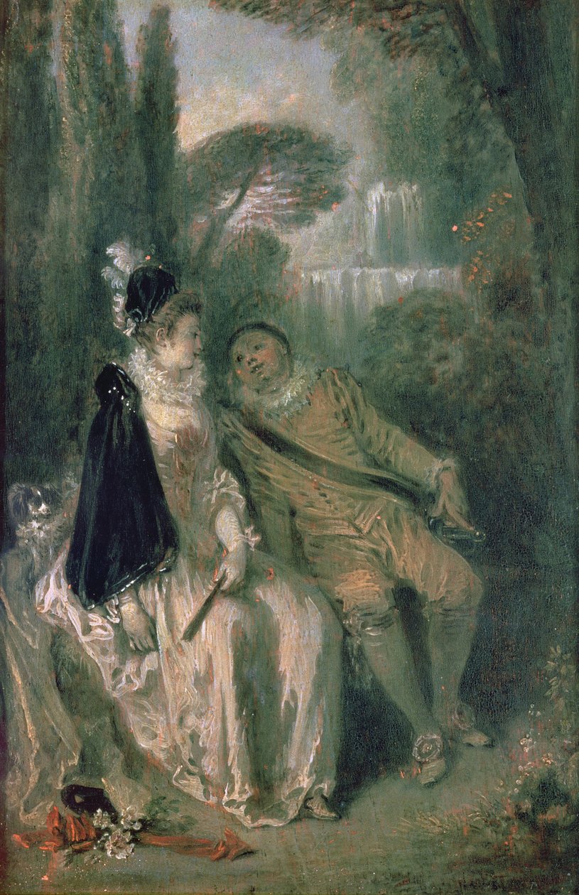The Graceful Rest by Jean Antoine Watteau
