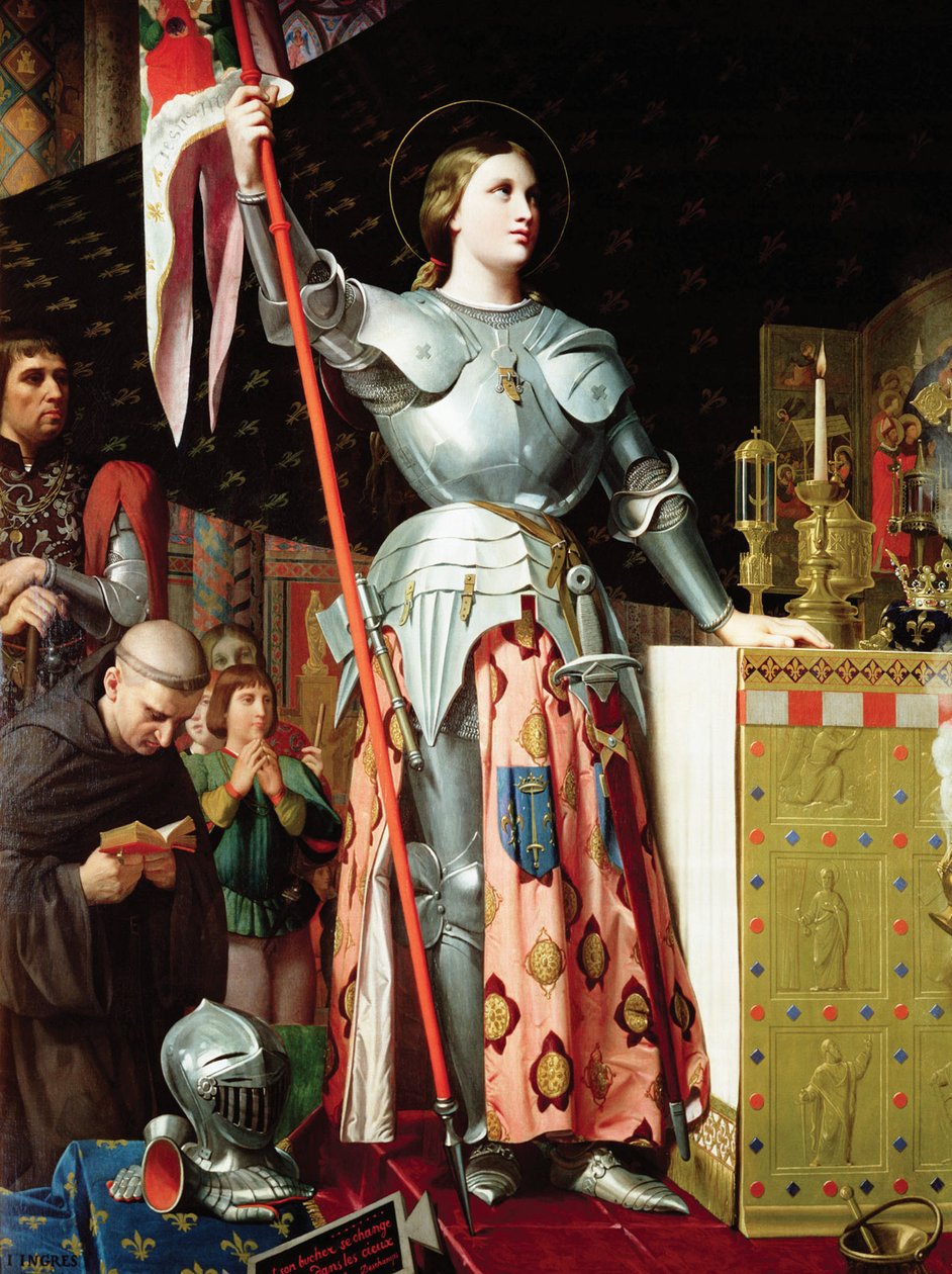 Joan of Arc at the Coronation of Charles VII by Jean Auguste Dominique Ingres