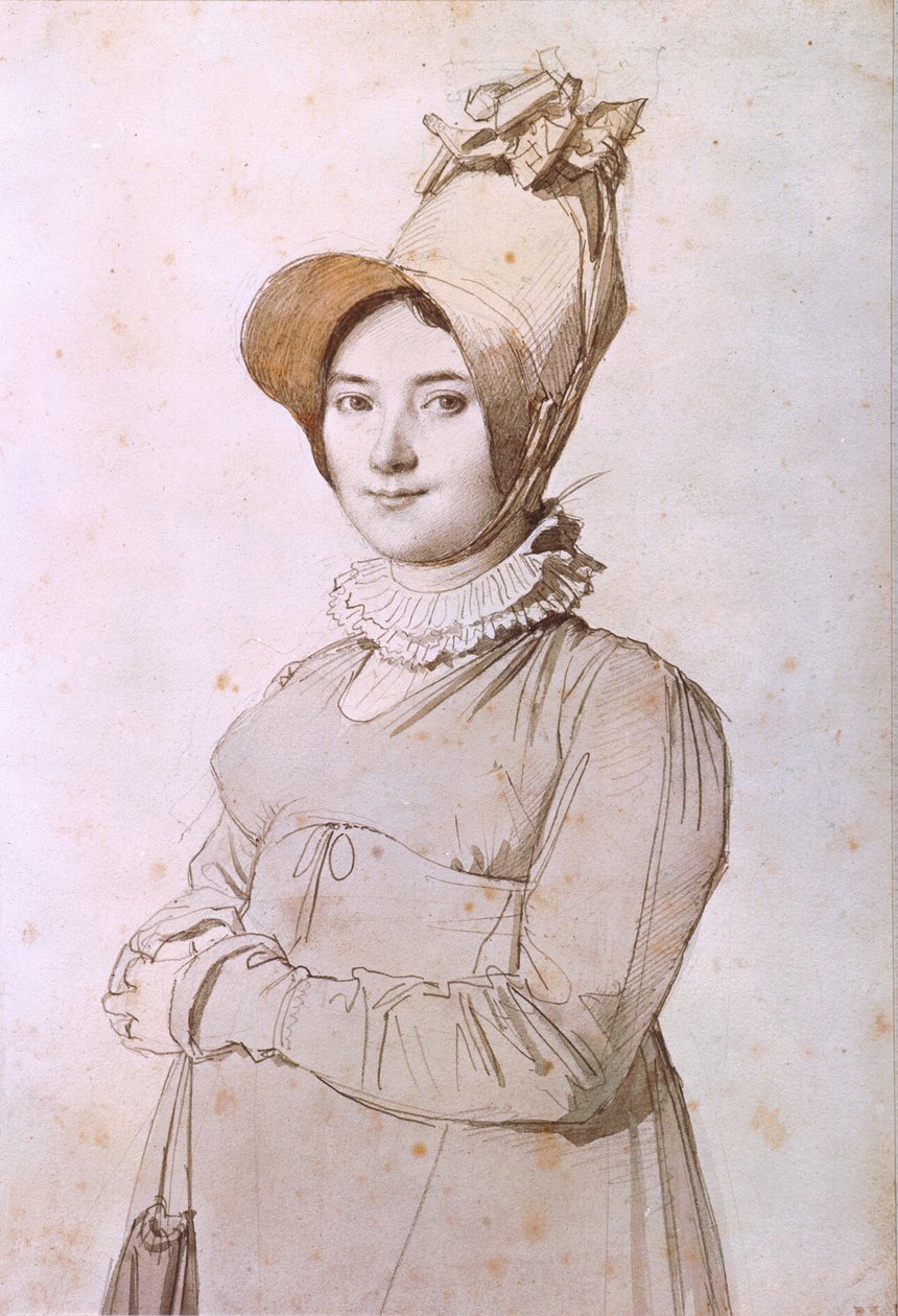 Madeleine Chapelle (1782-1849) by Jean Auguste Dominique Ingres