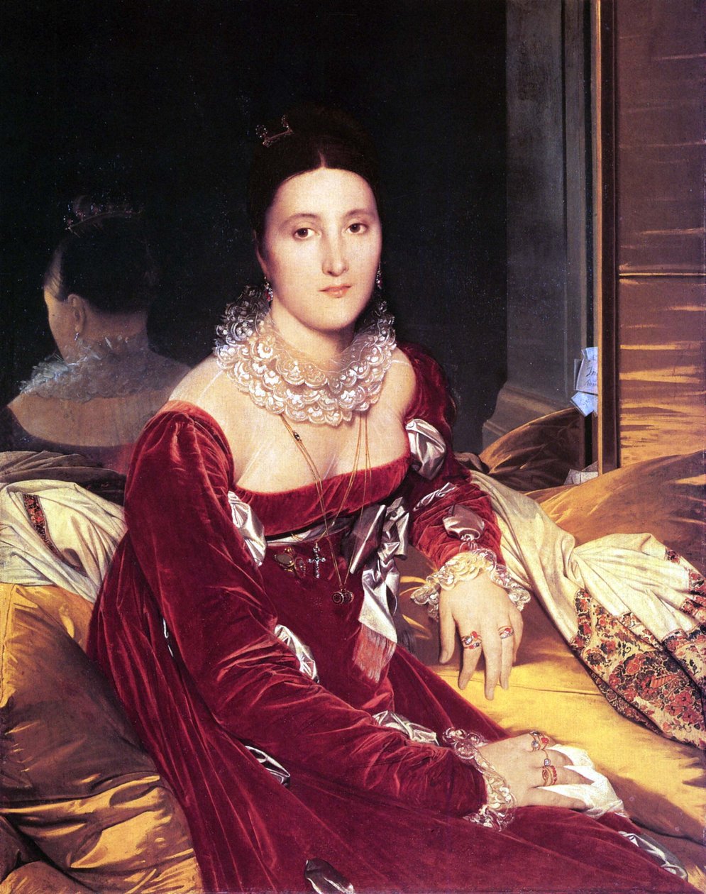 Portrait of Madame de Senonnes by Jean Auguste Dominique Ingres