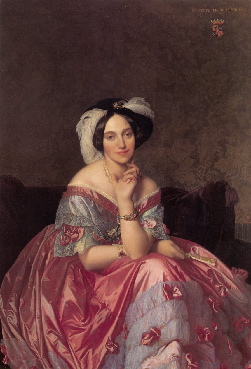 Portrait of the Baroness James de Rothschild by Jean Auguste Dominique Ingres