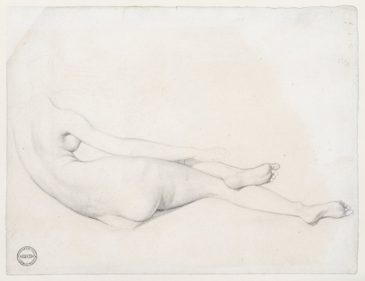 Study for La Grande Odalisque, 1814 by Jean Auguste Dominique Ingres