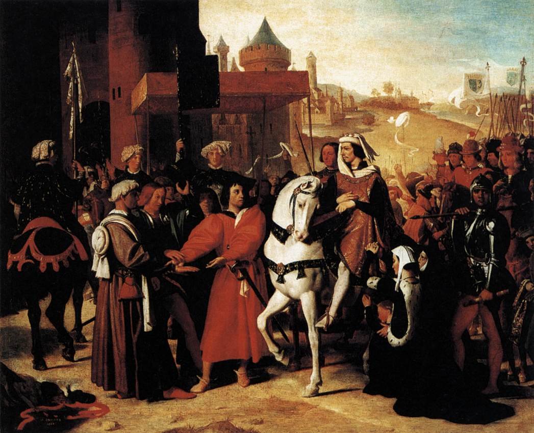 The Entry of the Future Charles V by Jean Auguste Dominique Ingres