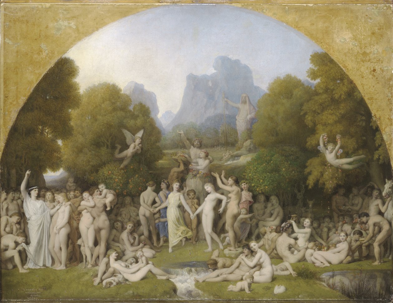 The Golden Age by Jean Auguste Dominique Ingres