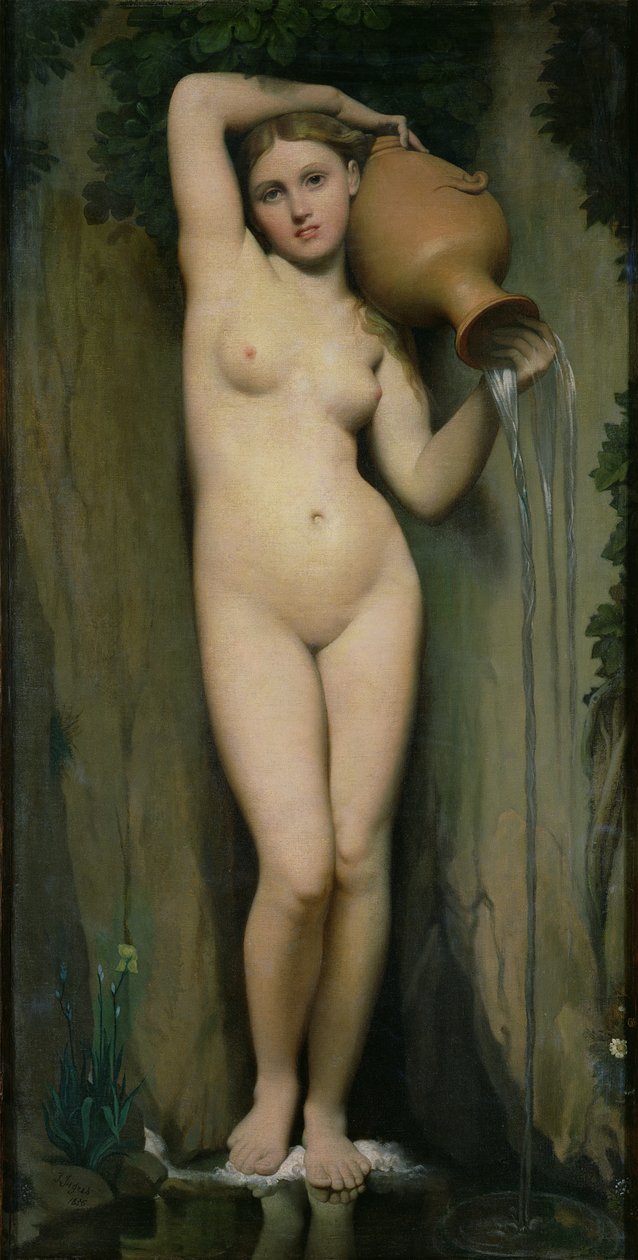 The Source, 1856 by Jean Auguste Dominique Ingres