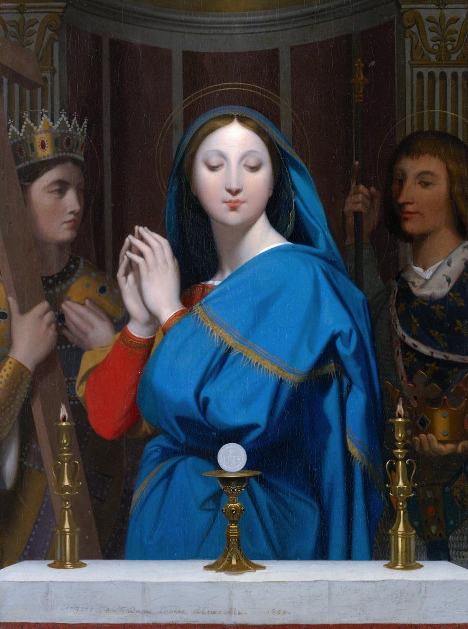 The Virgin Adoring the Host by Jean Auguste Dominique Ingres