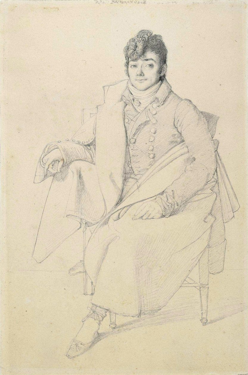 The Sculptor Charles Dupaty by Jean Auguste Dominique Ingres