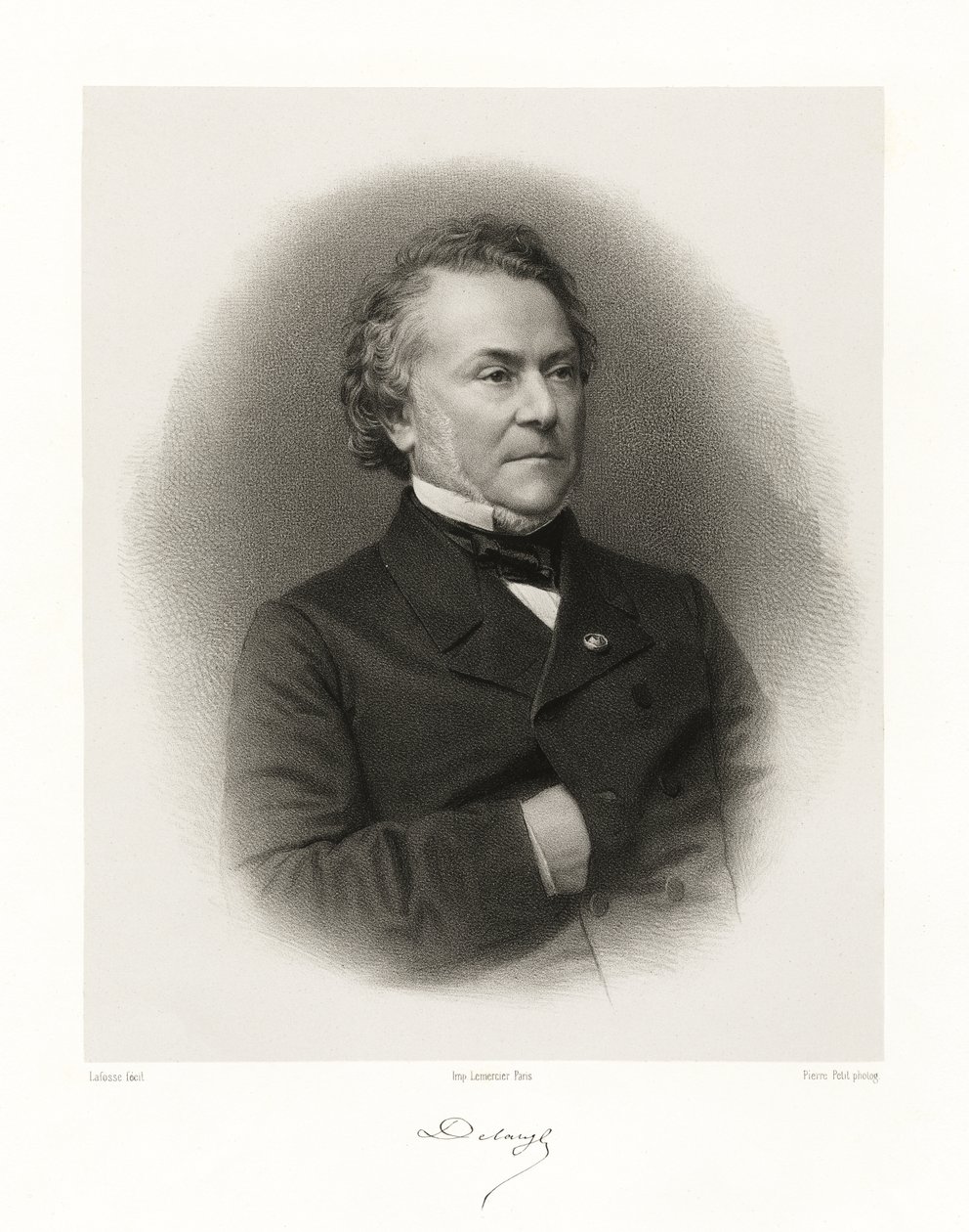 Claude Alphonse Delangle by Jean Baptiste Adolphe Lafosse