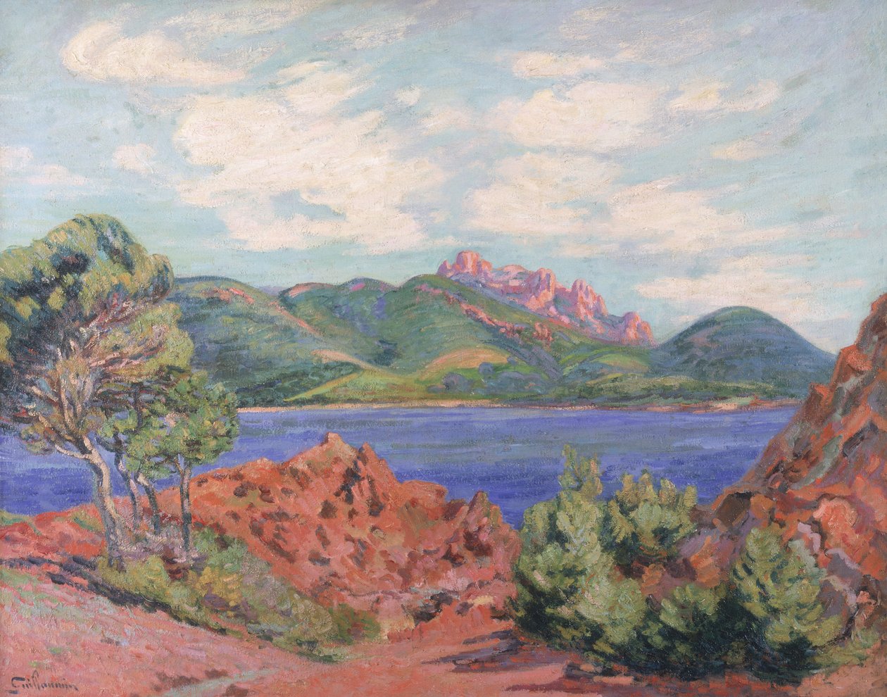 The Bay of Agay by Jean Baptiste Armand Guillaumin