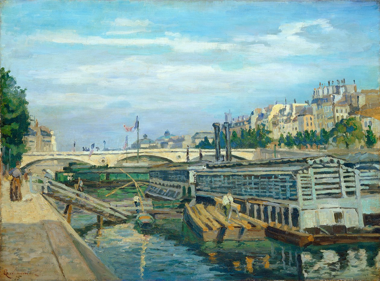 The Bridge of Louis Philippe, 1875 by Jean Baptiste Armand Guillaumin