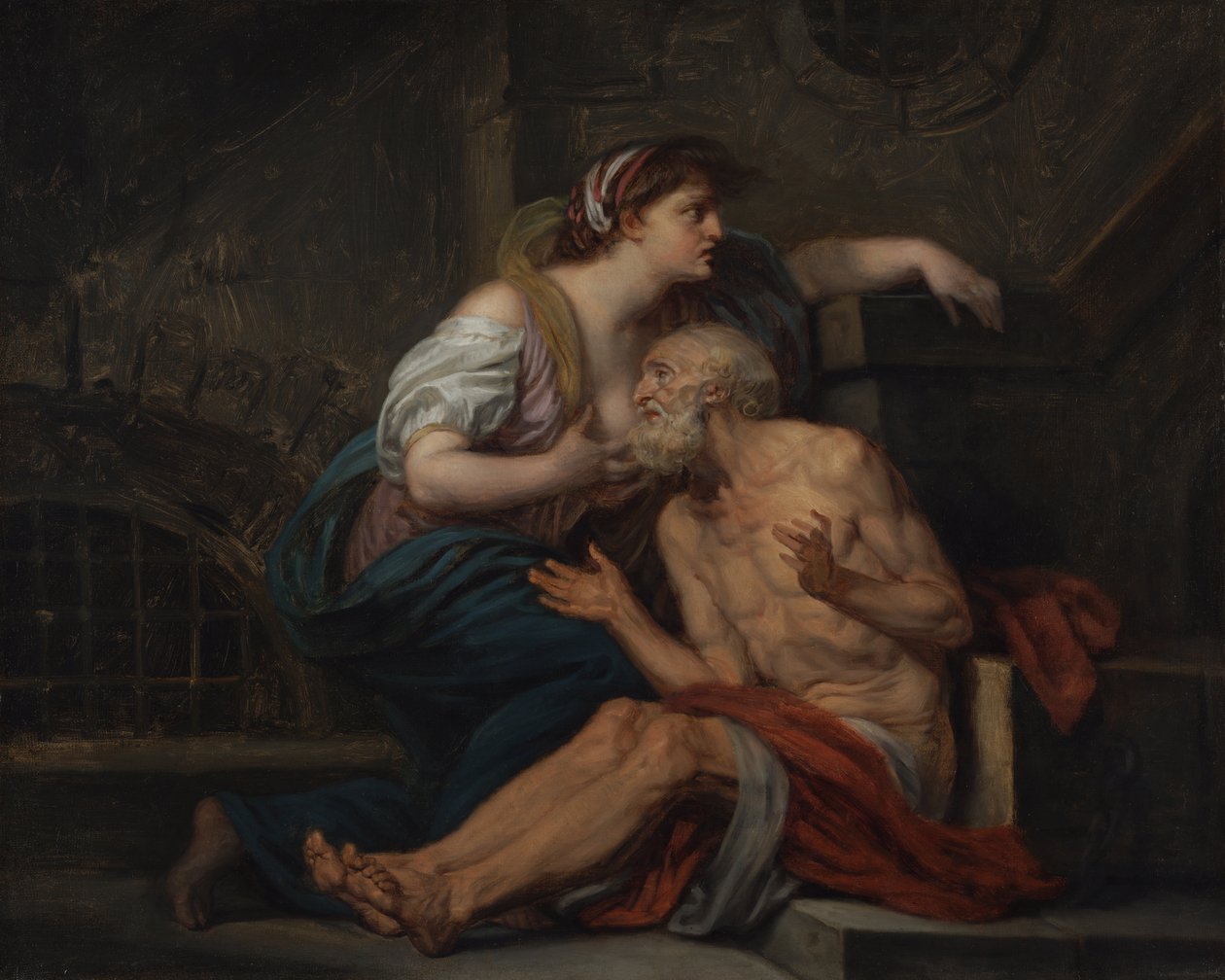 Cimon and Pero by Jean Baptiste Greuze