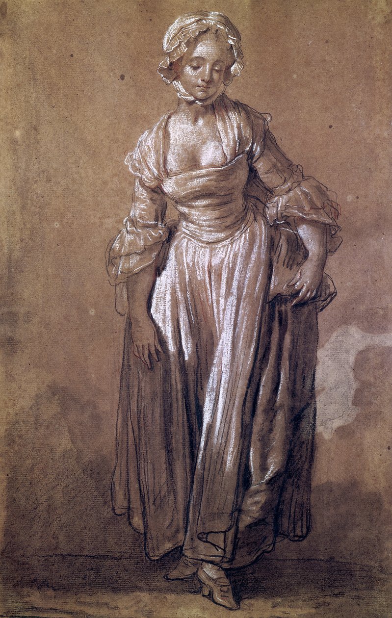 Standing Young Girl, Study for 