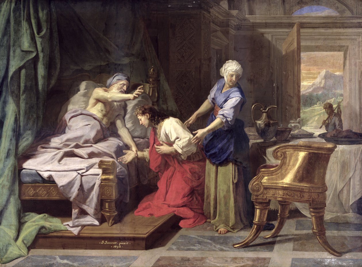 Isaac Blessing Jacob by Jean Baptiste Jouvenet