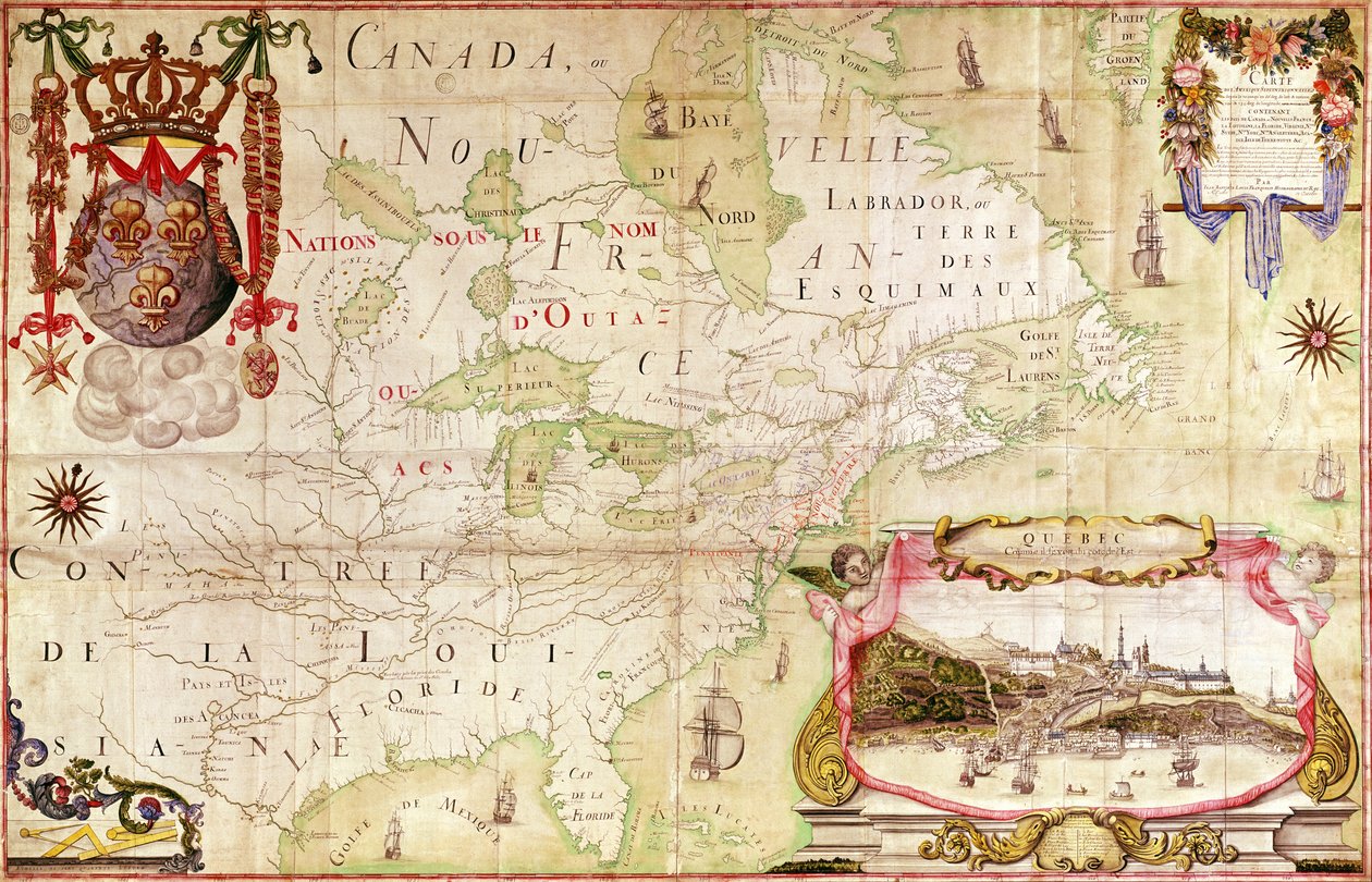 Map of Canada from 
