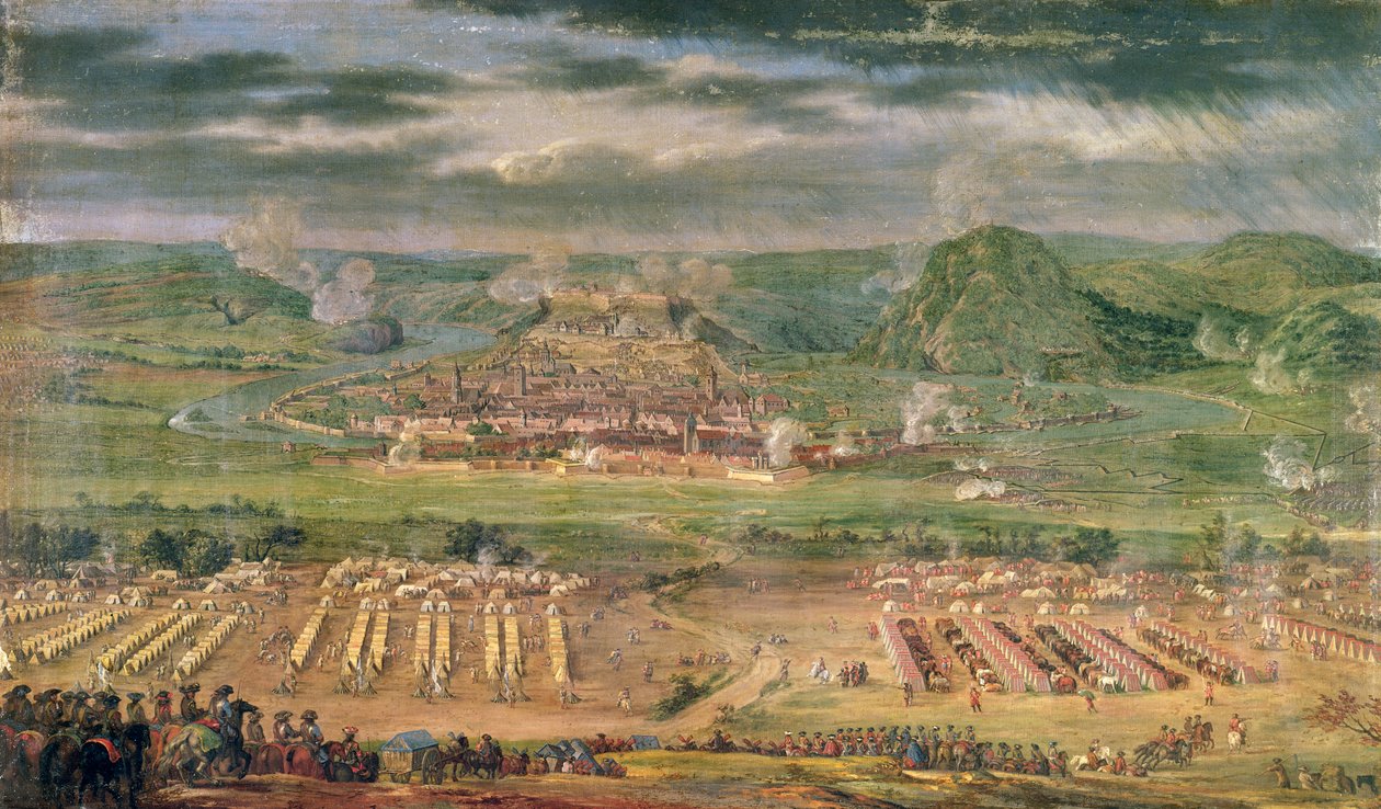 The Siege of Besançon in May 1674 by Jean Baptiste Martin