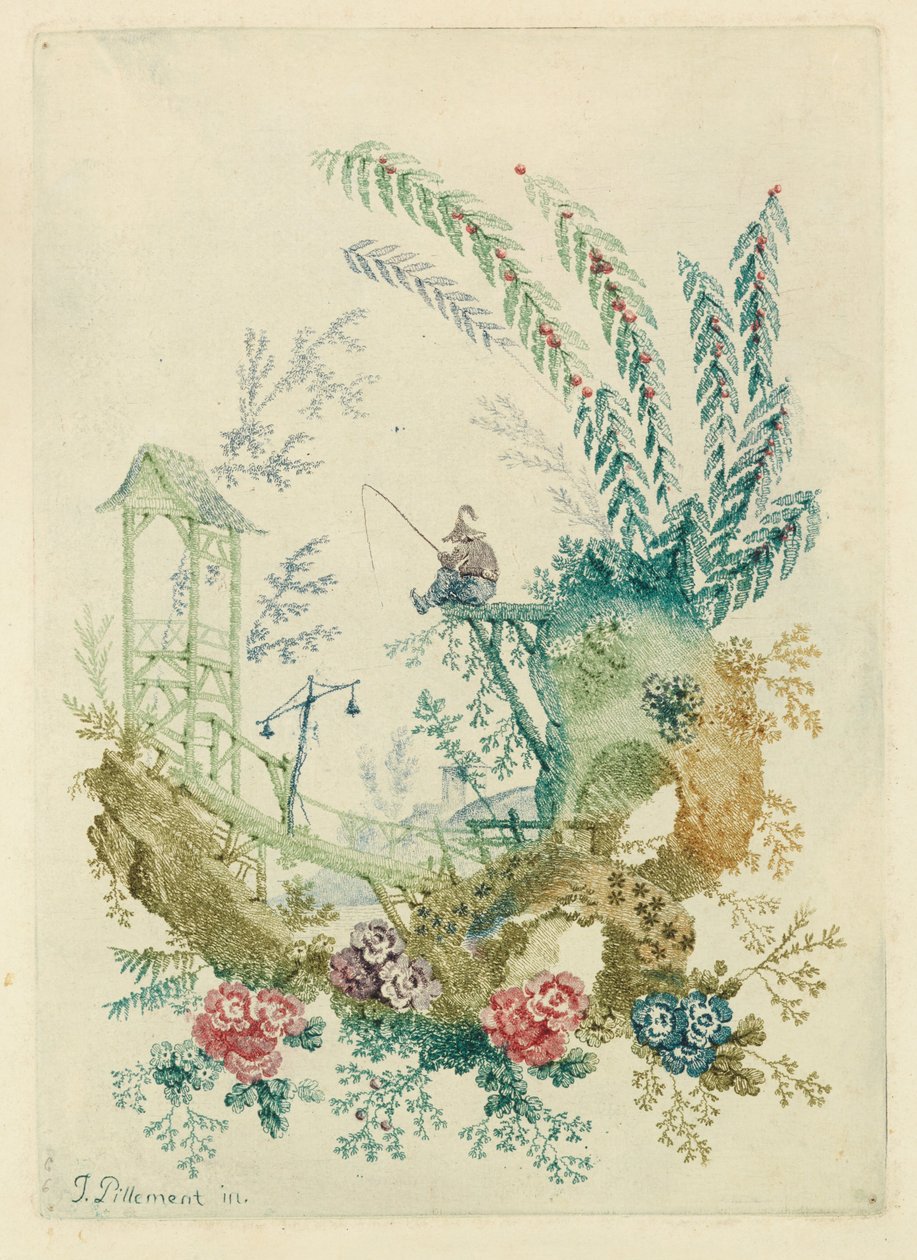 Ornamental Design from Nouvelle suite de cahiers chinois by Jean Baptiste Pillement