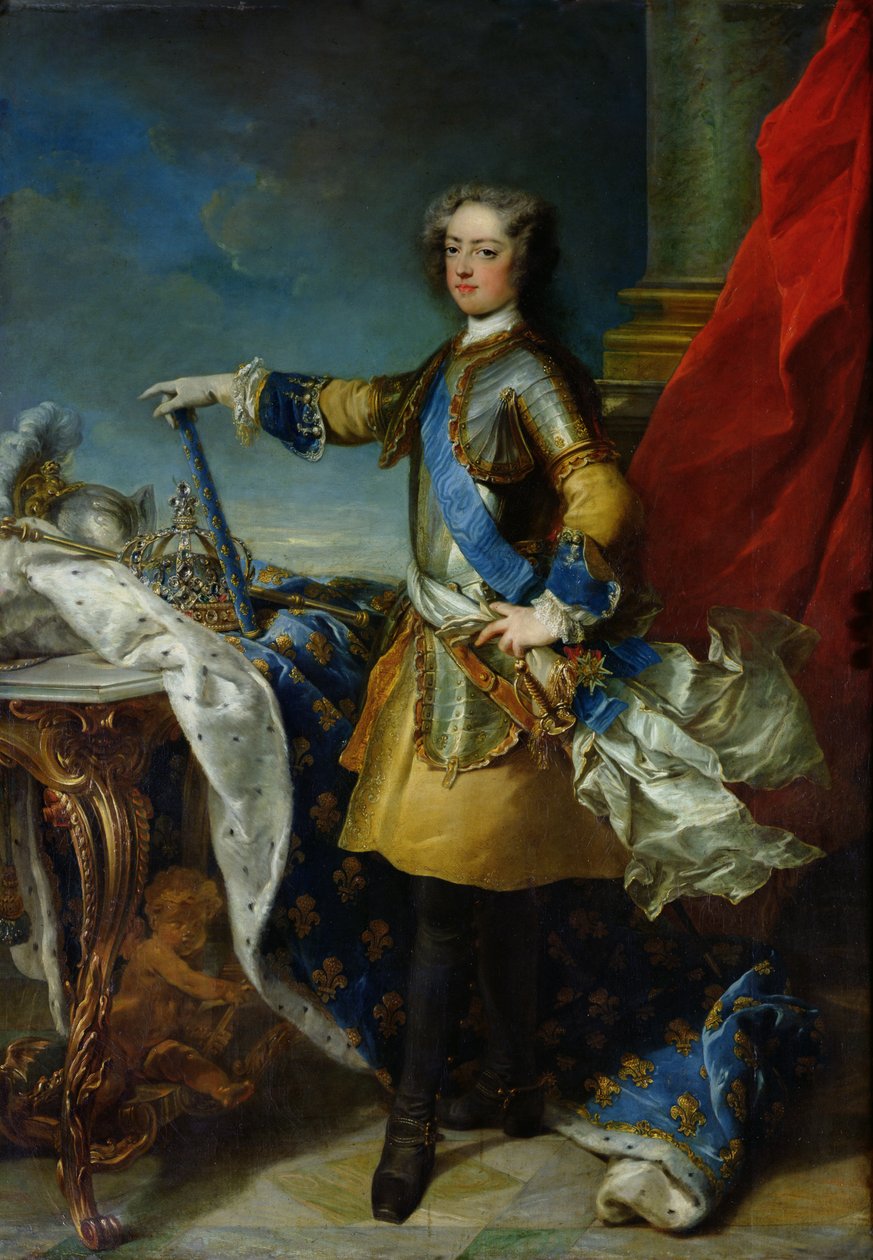 Portrait of Louis XV, King of France, c.1727 by Jean Baptiste van Loo