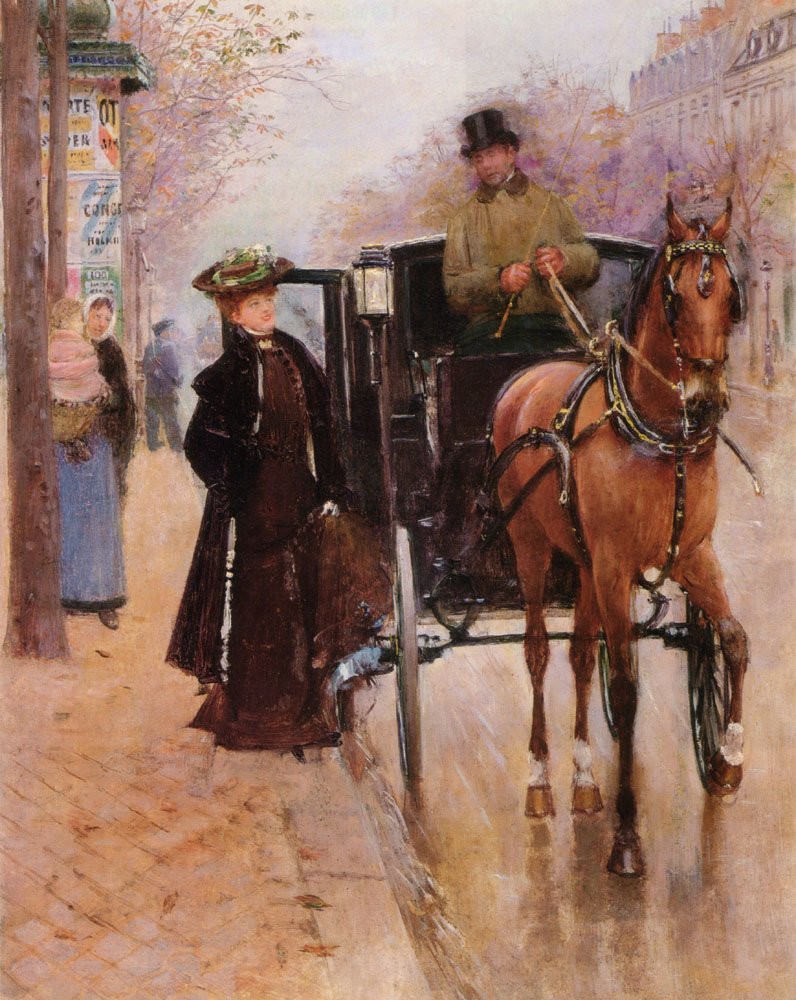 Home, Driver! by Jean Beraud