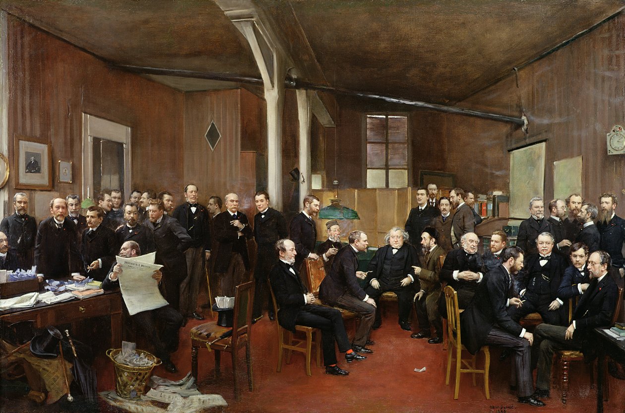 Le Journal des Debats by Jean Beraud