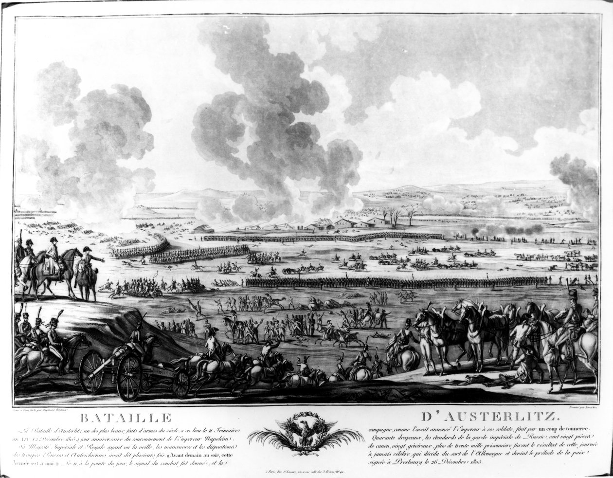 The Battle of Austerlitz, 2 December 1805 by Jean Duplessi Bertaux