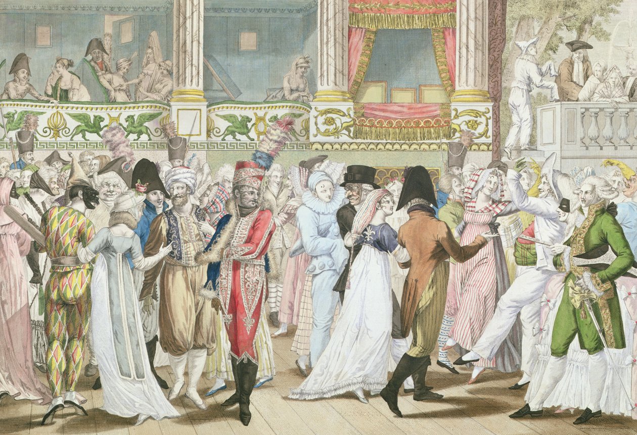 Costume Ball at the Opera by Jean Francois Bosio