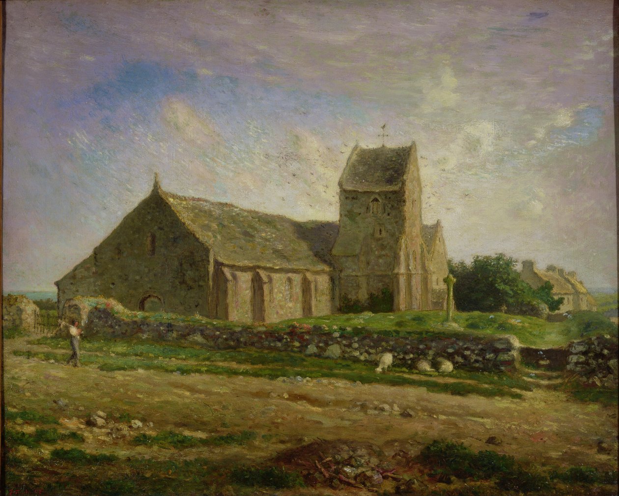 The Church at Greville, c.1871-74 by Jean Francois Millet