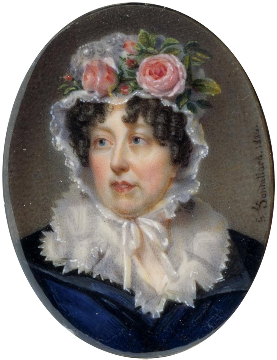 Bracelet with Portrait of Lady Susan Murray by Jean François Gérard Fontallard