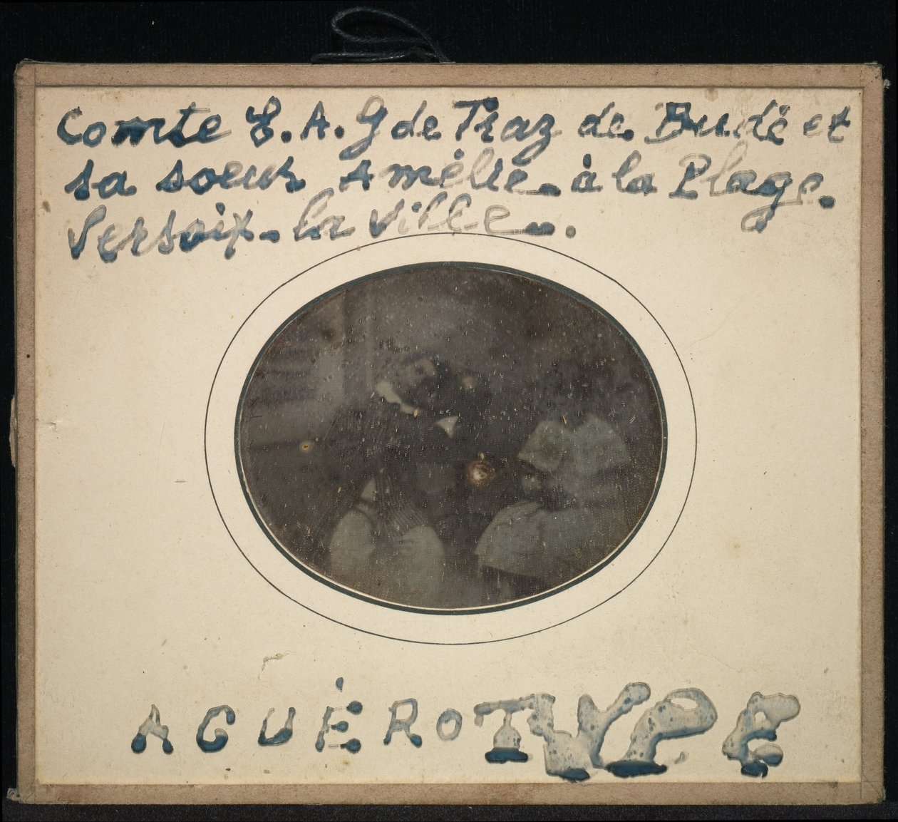 Portrait of Two Children (Comte Ernest Andre Gabriel de Traz de Budé and His Sister Amélie) by Jean Gabriel Eynard