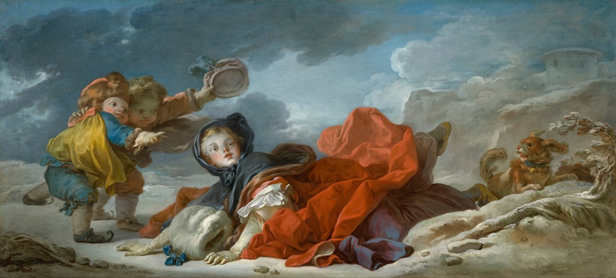 Winter by Jean Honore Fragonard