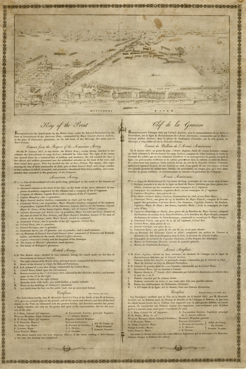 View of the Battle near Chalmette