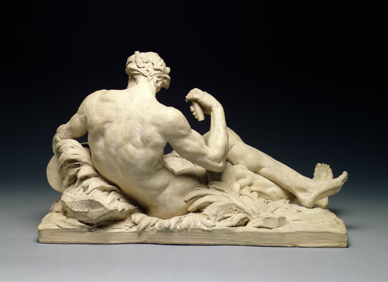 River God (rear view) c.1755 by Jean Jacques Caffieri