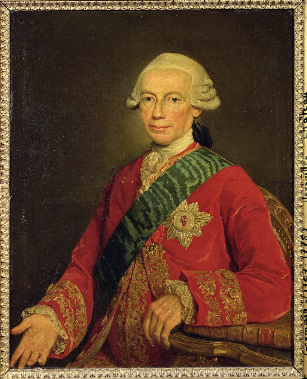 Count Claude-Louis-Robert de Saint-Germain (1707-78) by Jean Joseph Taillasson