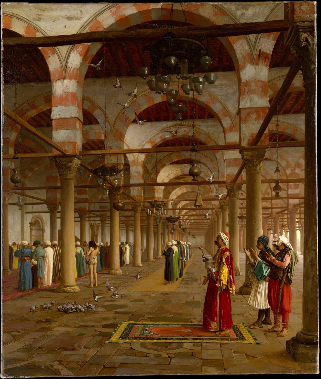 Prayer in the Mosque by Jean Leon Gerome