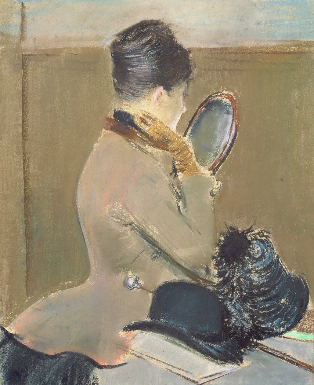 At the Milliner by Jean Louis Forain