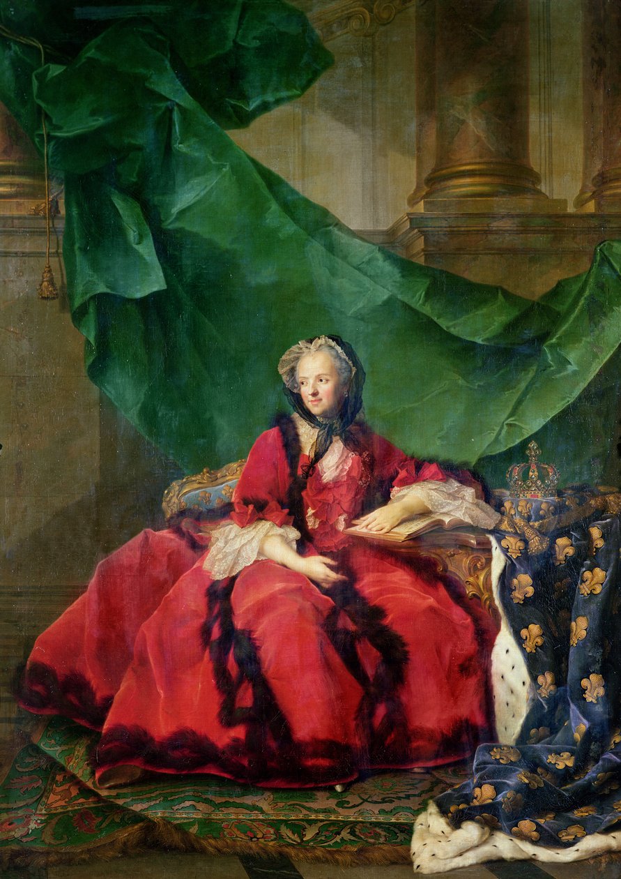 Portrait of Maria Leszczynska in Daily Dress by Jean Marc Nattier