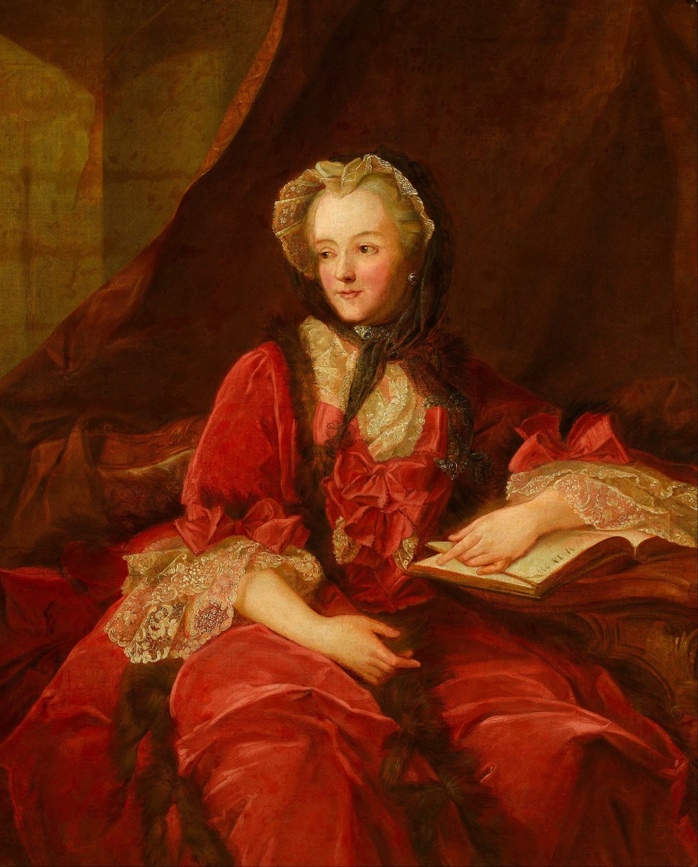 Portrait of Marie Leszczyska by Jean Marc Nattier