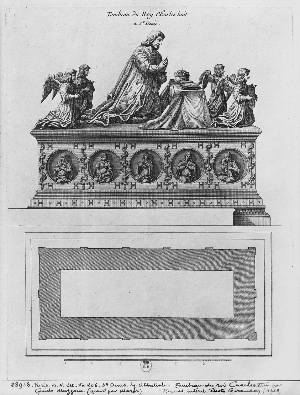 Tomb of Charles VIII at the Basilica Saint-Denis by Jean Marot