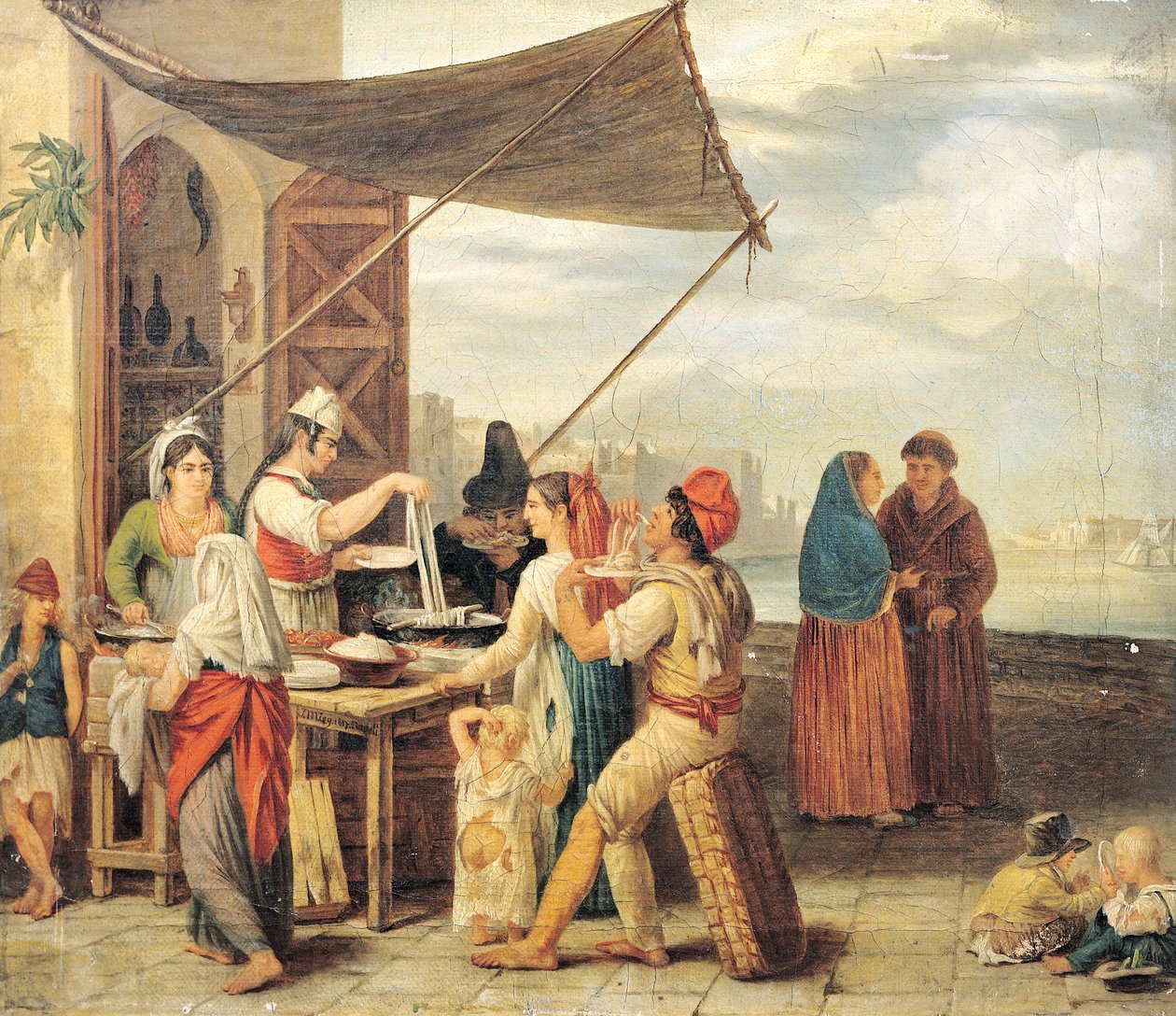 The Italian Market by Jean Mieg