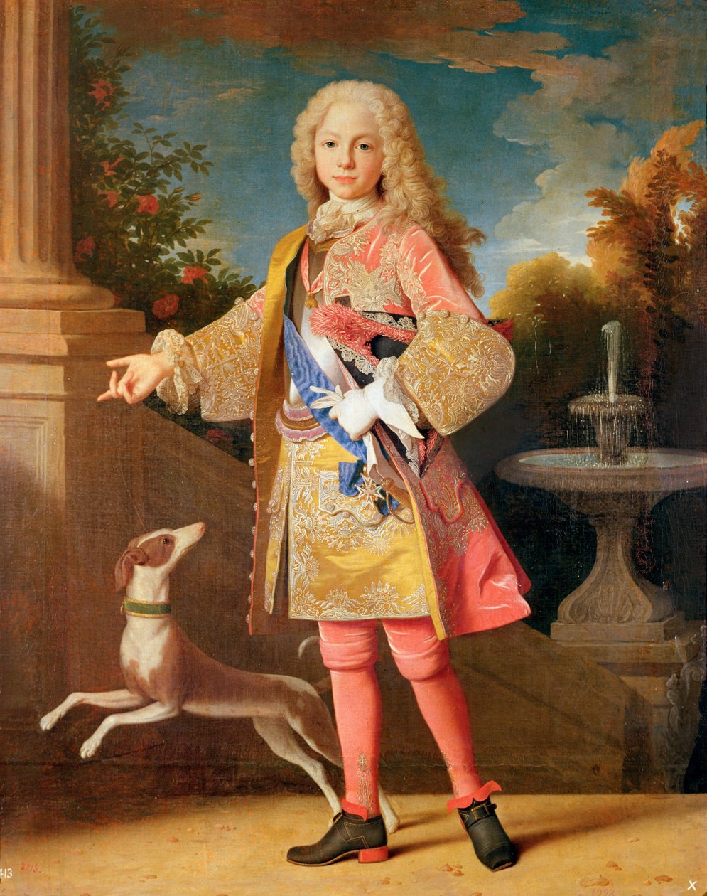 Portrait of Ferdinand of Bourbon, Prince of Asturias, c.1725-35 by Jean Ranc