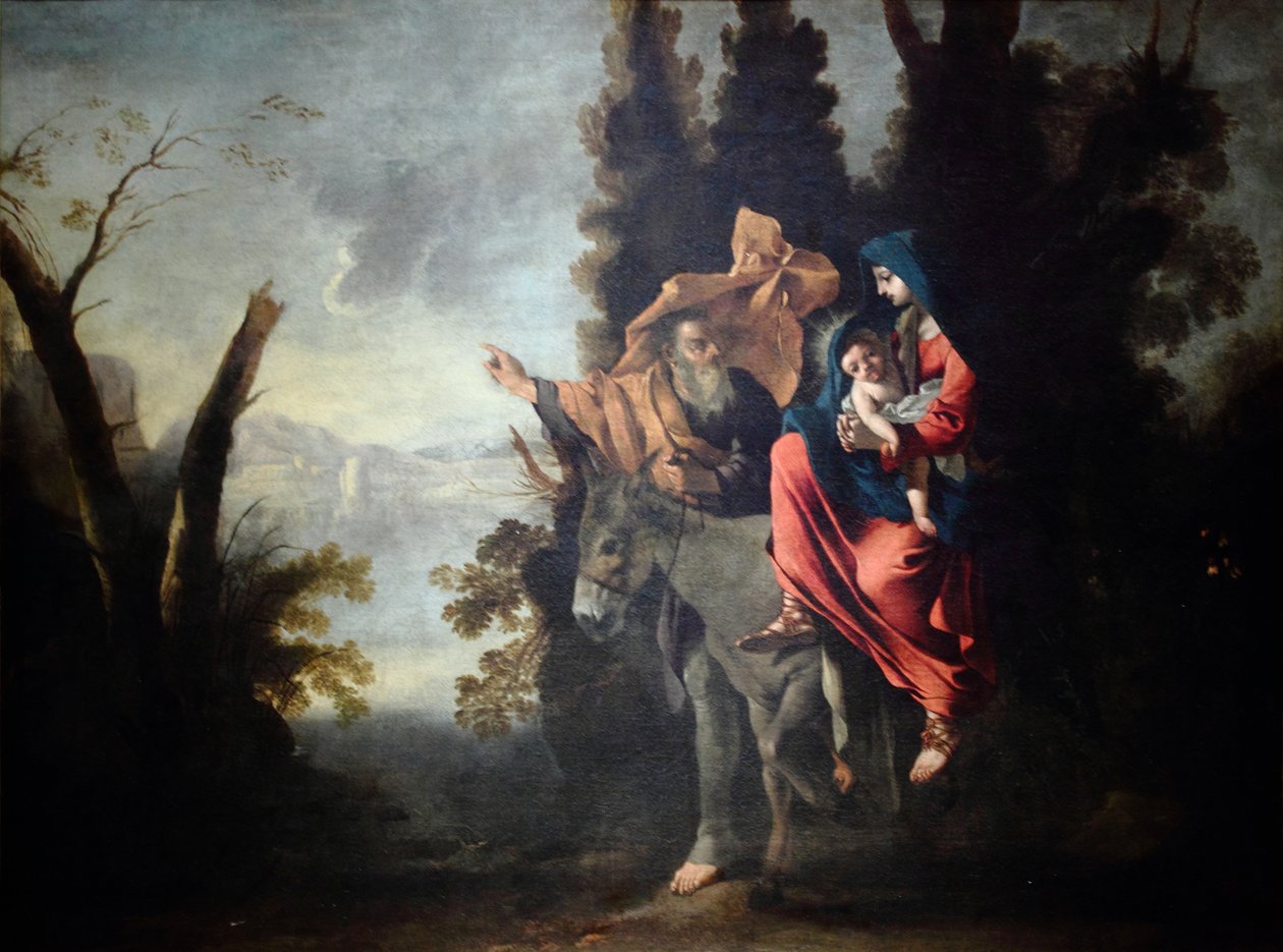 The Flight into Egypt by Jean Tassel