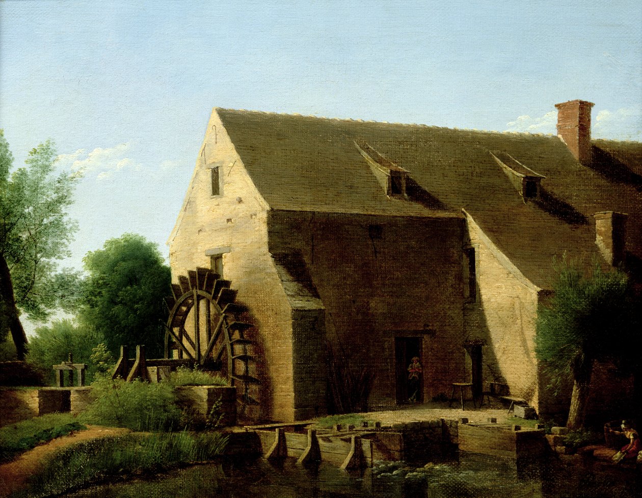 A Mill by Jean Victor Bertin