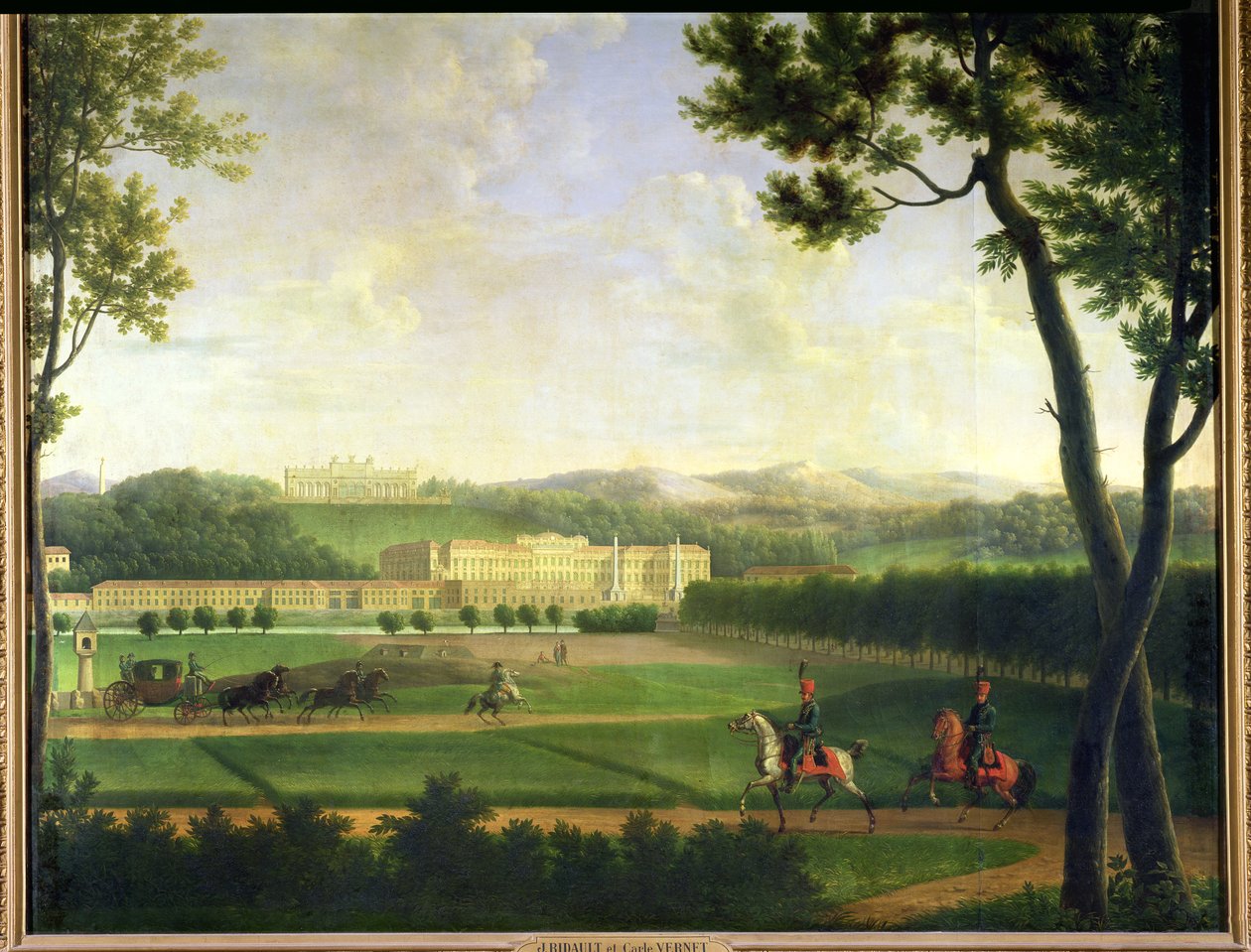 Schönbrunn Palace by Jean Joseph Xavier Bidauld