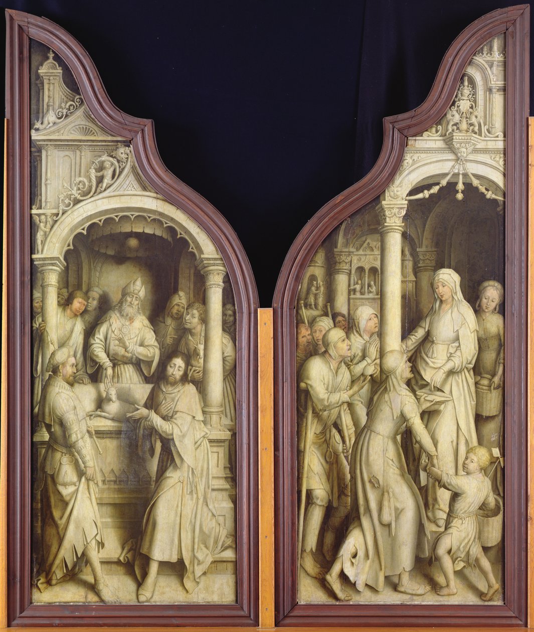 St. Joachim and St. Anne, from the Triptych of the Immaculate Conception by Jean the Elder Bellegambe