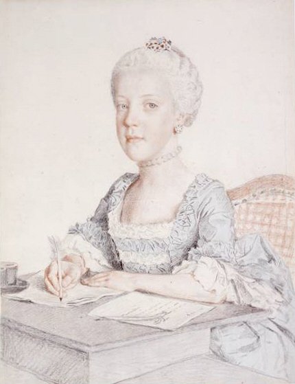 Portrait of Archduchess Johanna Gabriele by Jean Étienne Liotard
