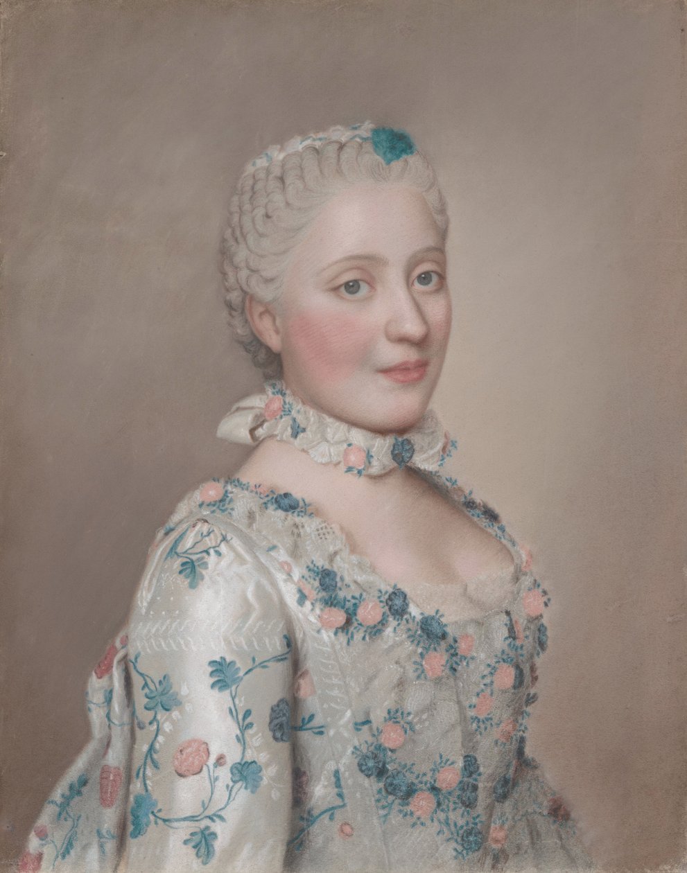 Portrait of Marie Josèphe of Saxony by Jean Étienne Liotard