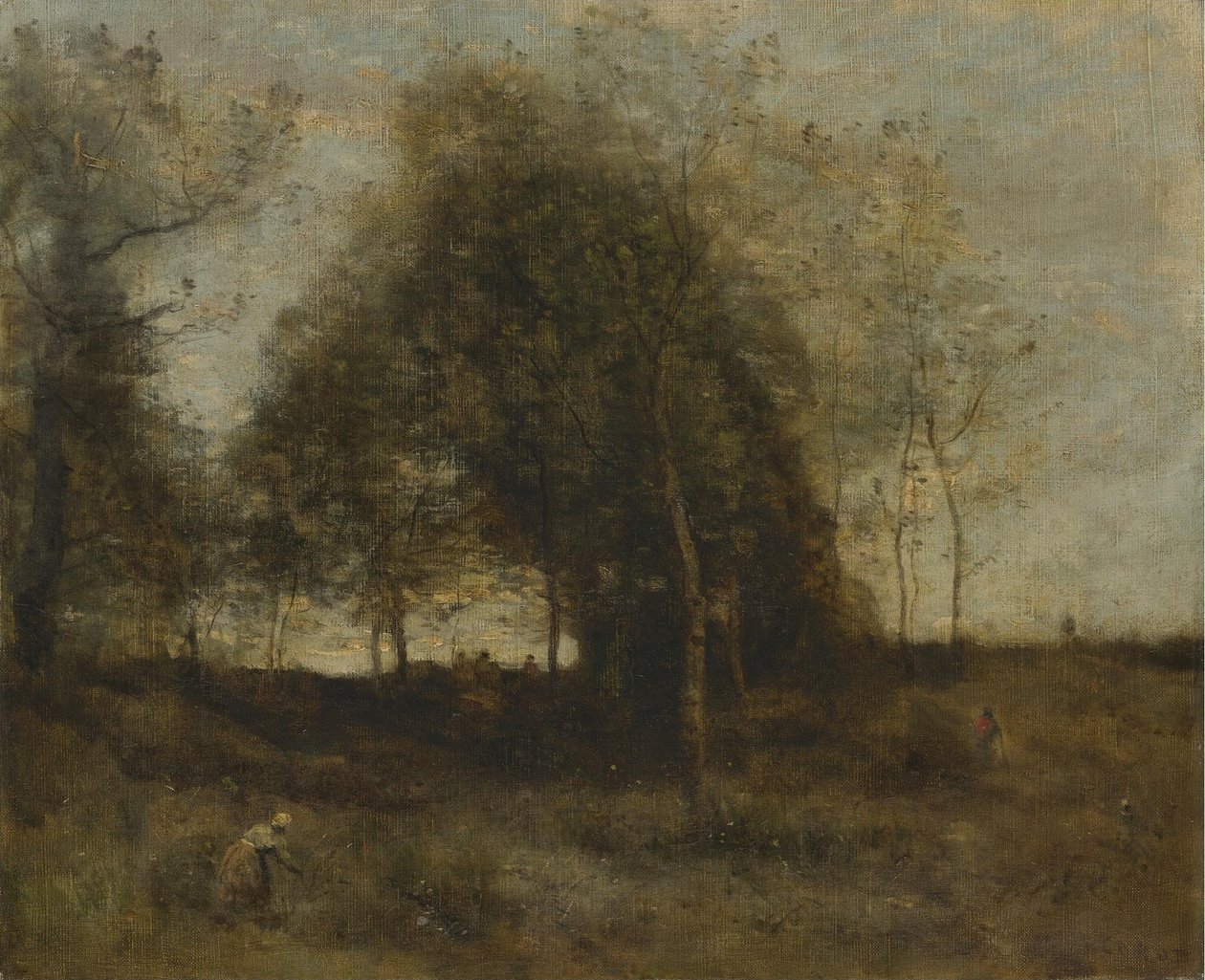 Evening in Normandy by Jean Baptiste Camille Corot