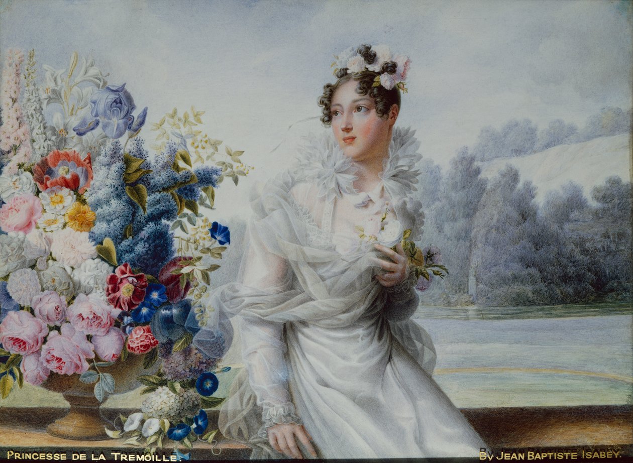 Princess of Tremoille by Jean Baptiste Isabey
