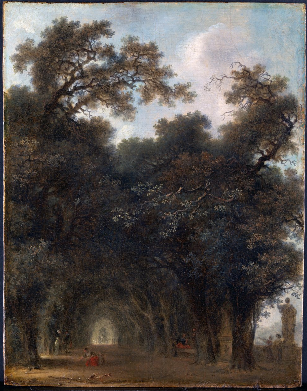 A Shaded Avenue by Jean Honore Fragonard